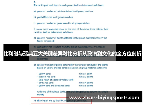 比利时与瑞典五大关键差异对比分析从政治到文化的全方位剖析