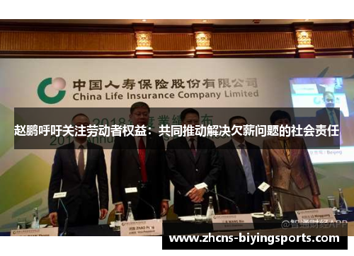 赵鹏呼吁关注劳动者权益：共同推动解决欠薪问题的社会责任